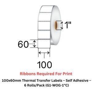 Thermal Transfer Label 100X60 mm
